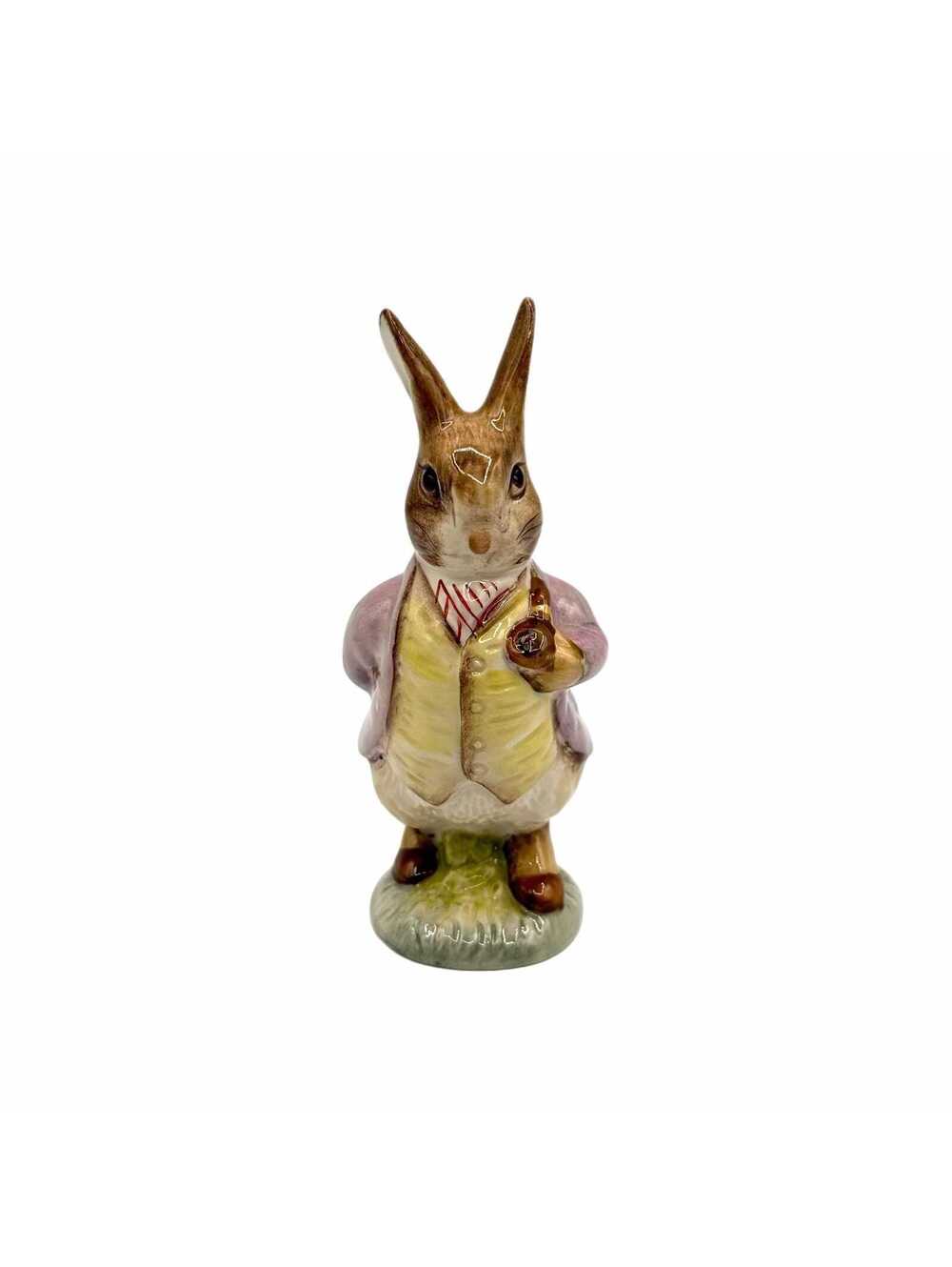 Beatrix Potter Royal Doulton “Mr. Benjamin Bunny” Porcelain Figurine
